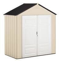 shop rubbermaid fg5l1000sdonx small vertical shed - free