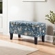 preview thumbnail 30 of 43, Convenience Concepts Designs4Comfort Winslow Storage Ottoman Bench Indigo Flora