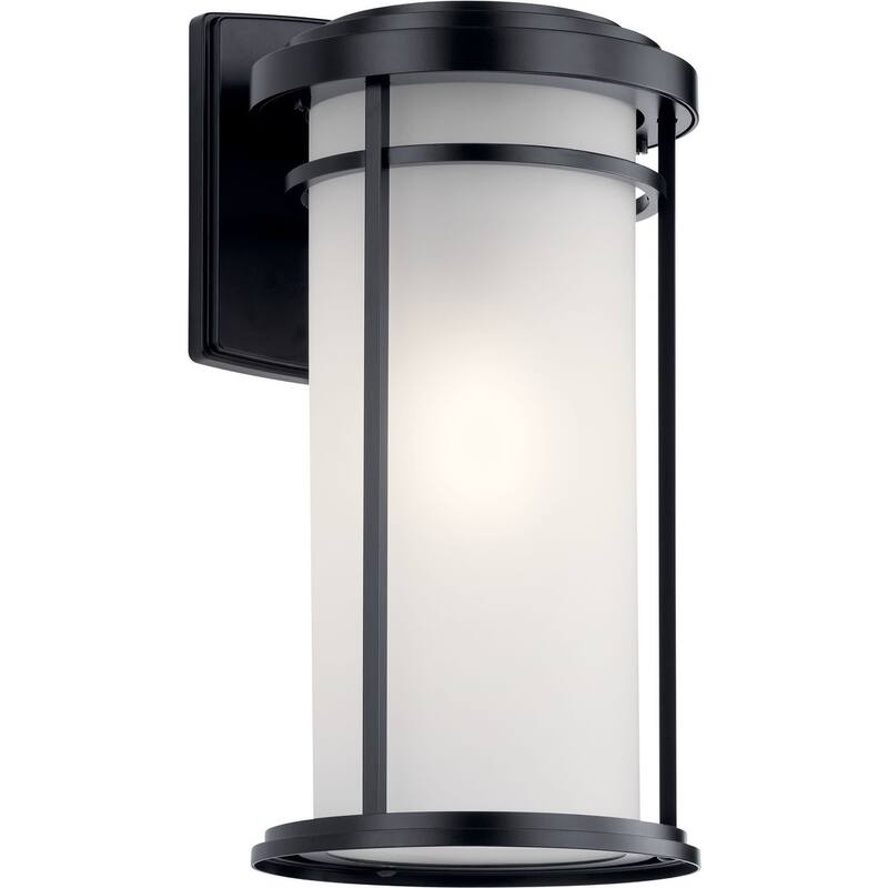 Kichler Toman Single Light 20" Tall LED Outdoor Wall Sconce with a - Black
