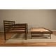 preview thumbnail 11 of 13, Solid Wood Daybed Frame with Twin Pop-Up Trundle Bed