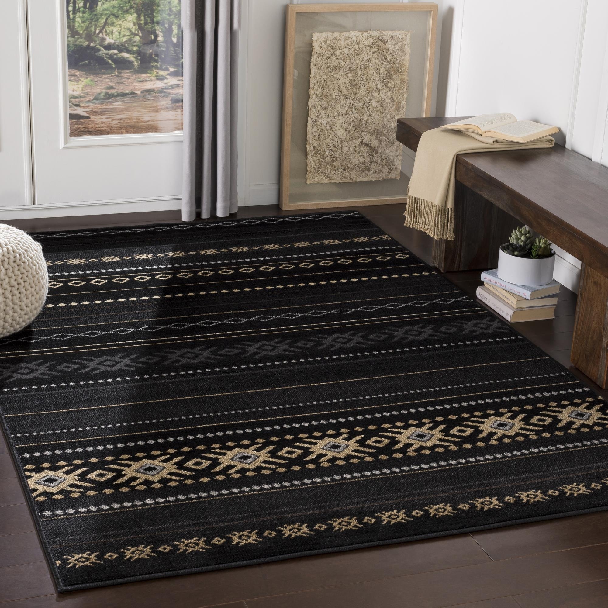 Livabliss Paramount Southwestern Aztec Area Rug