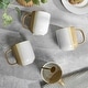 preview thumbnail 3 of 4, Sango Phoebe Caramel/White Coffee Mugs Set of 4, 15 oz Ceramic Cups