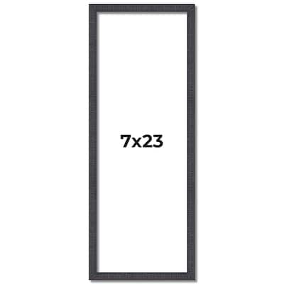 7x23 Frame Brown Solid Wood Picture Frame - Complete Modern Photo