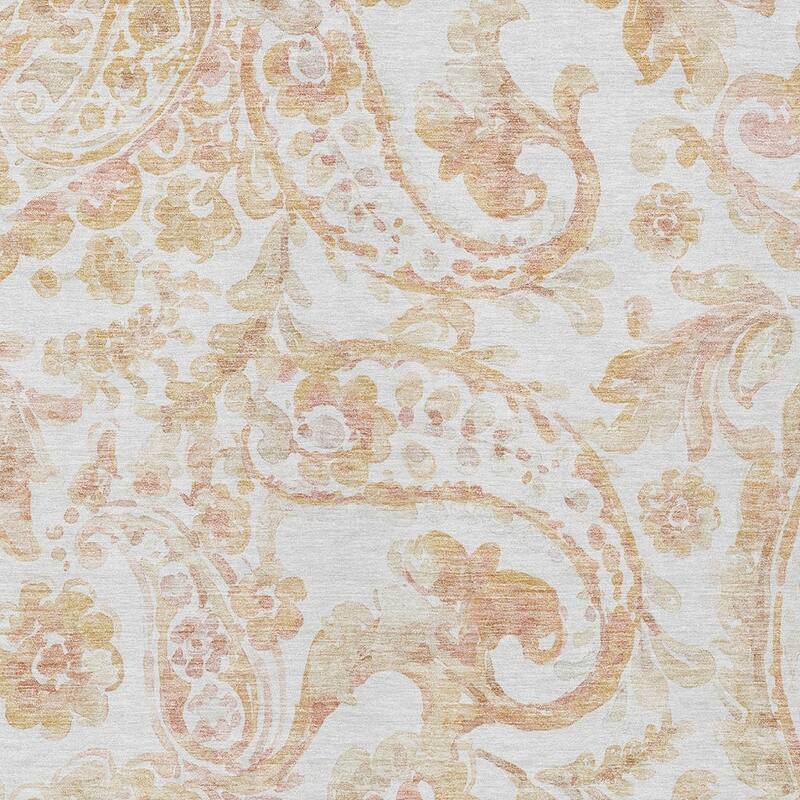 HomeRoots Paisley Transitional Rectangle Outdoor Rug