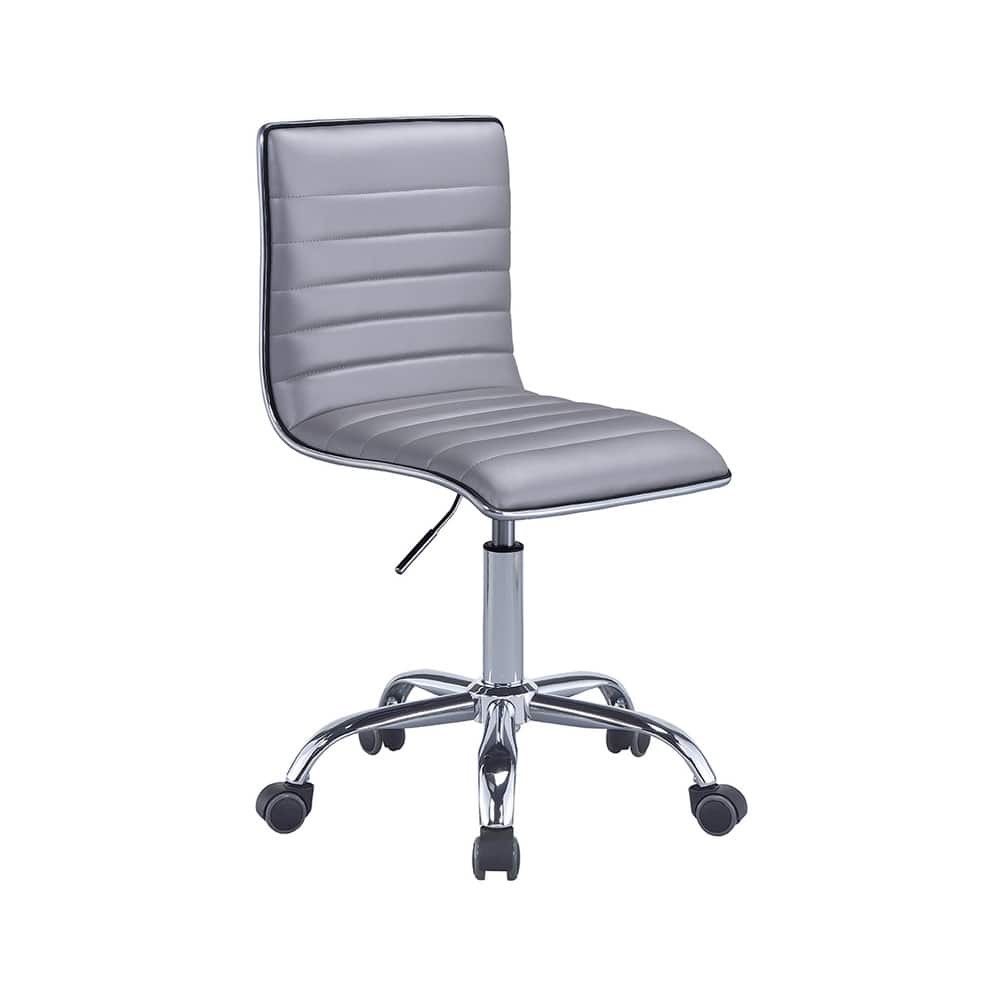 ACME Alessio Office Chair in Silver and Chrome