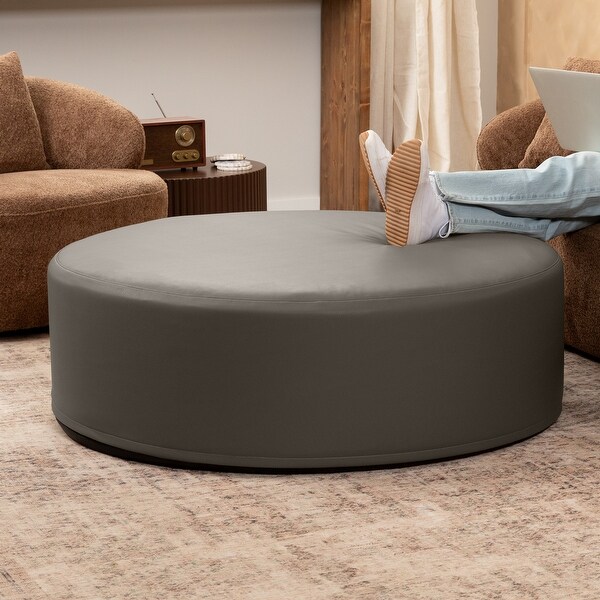 Jaxx Candler Round Couch Ottoman Large Coffee Table Foot Rest 44 Inch On Sale Bed Bath Beyond 41282920