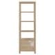 preview thumbnail 9 of 18, Hinesburg 4-tier/5-tier Adjustable Bookshelf with Drawer by iNSPIRE Q Classic