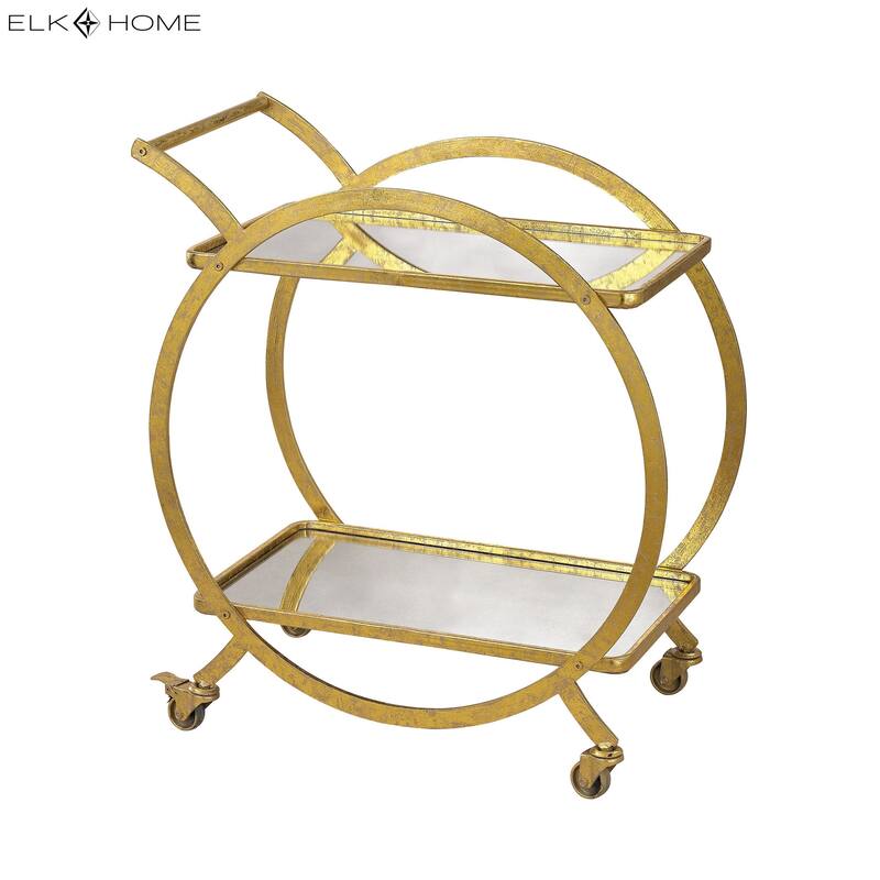Sterling Ring Bar Cart