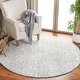 preview thumbnail 3 of 49, SAFAVIEH Handmade Glamour Katelijn Modern Rug 6' Round - Grey/Ivory - Round