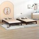 preview thumbnail 21 of 27, Twin Size Two Solid Platform Stackable Single beds with Wood Slats,Space saving