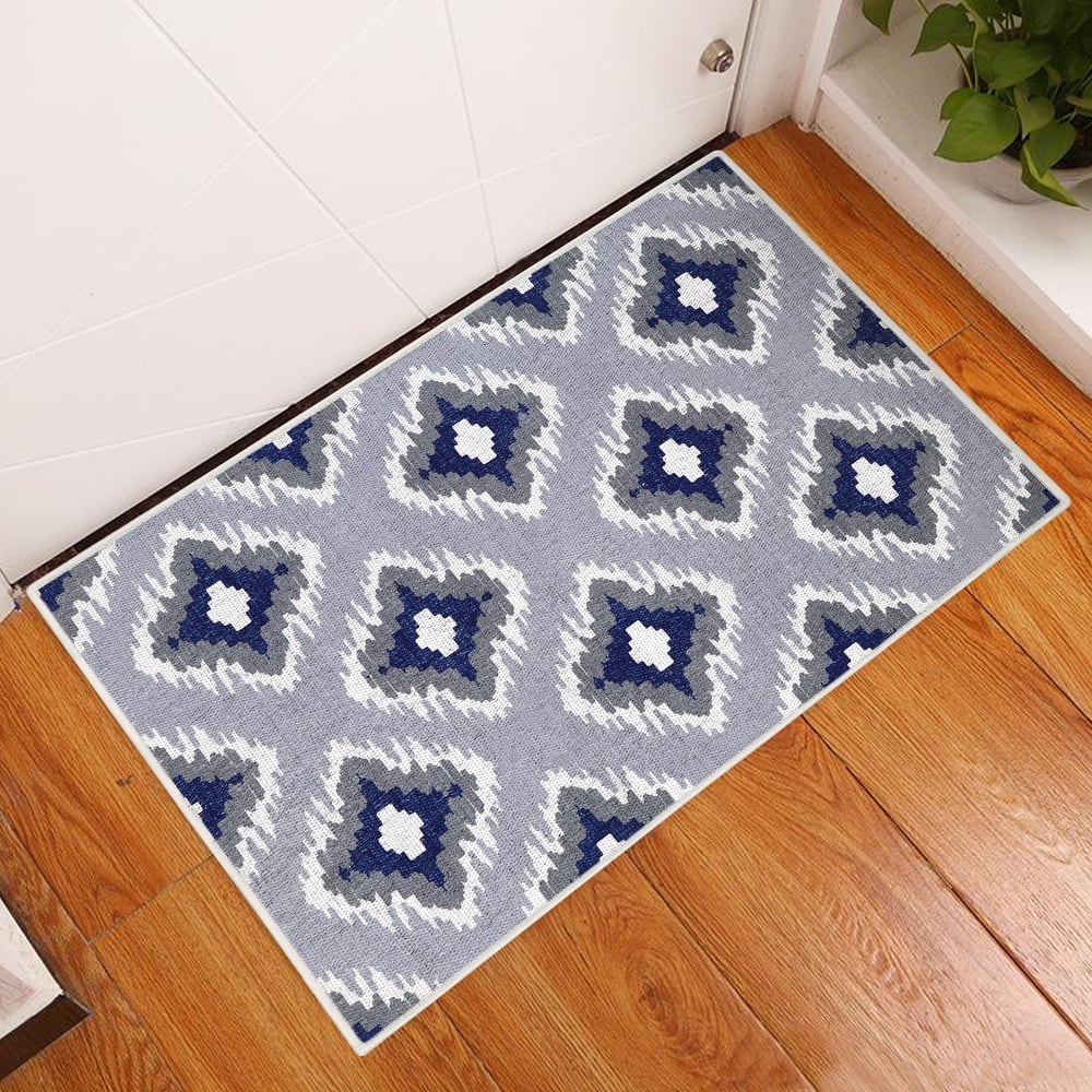 Sussexhome Heavy Duty Ultra Thin Non Slip Washable Cotton Indoor Rug - 2' x 3'