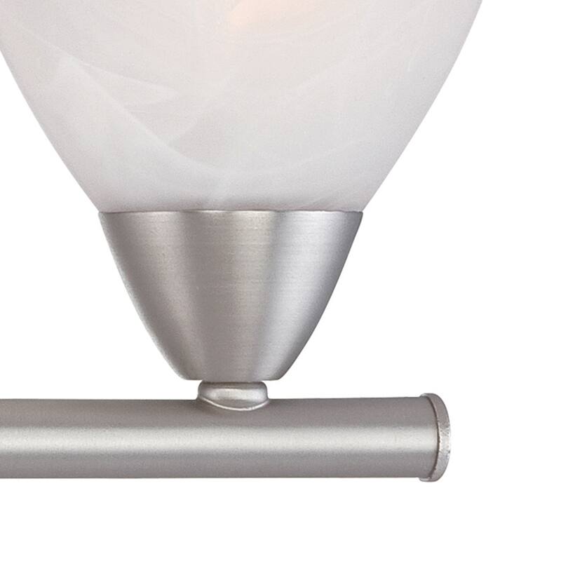 Tia 15.75-inch Wide 2-Light Vanity Light in Matte Nickel