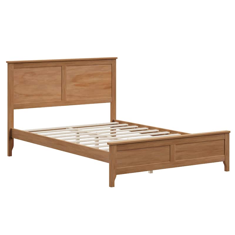 Modern Solid Wood Platform Bed