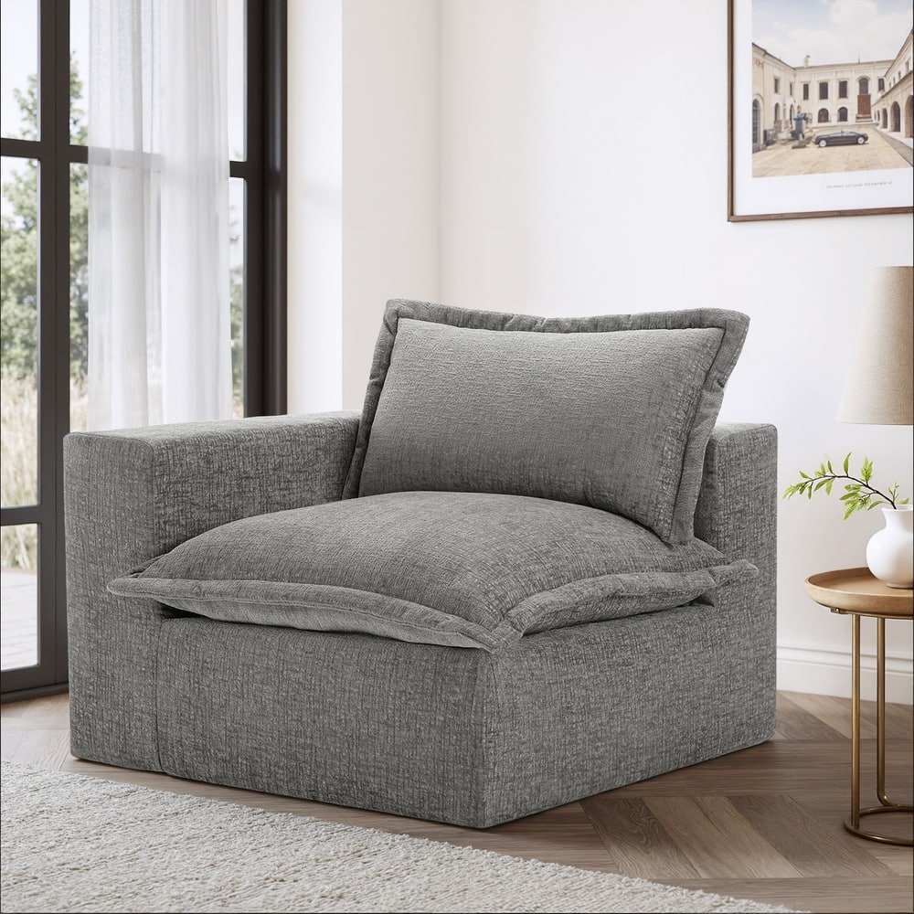 Comfy Cloud Couch Plush Modular Sectional Sofa For Living Room