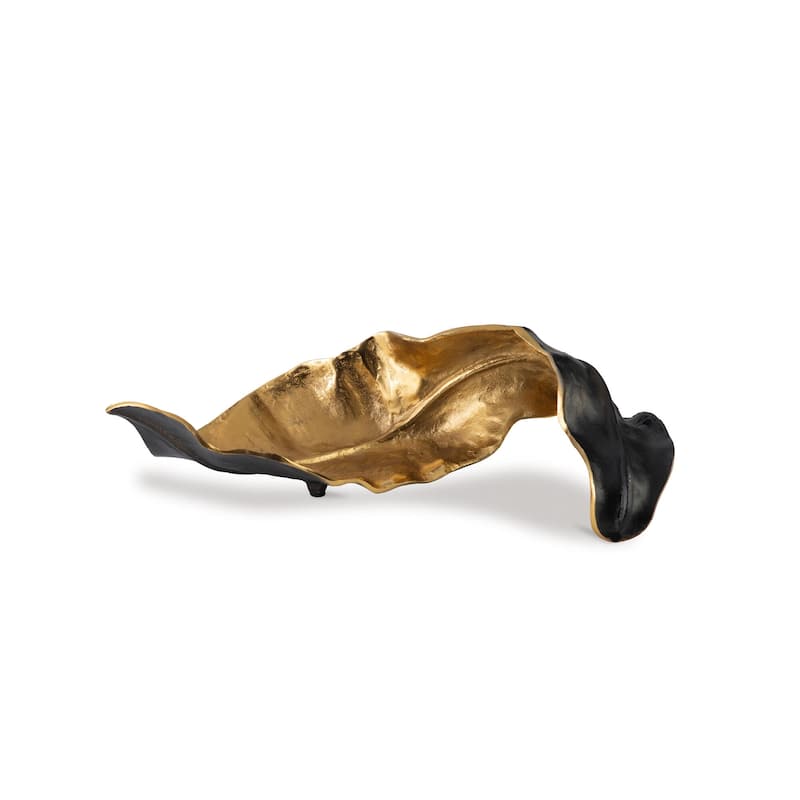 Melinda Black/Gold Finish Sculpture - 20"W x 8"D x 6"H
