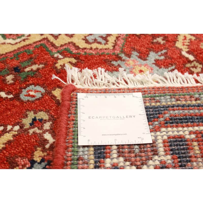 ECARPETGALLERY Hand-knotted Serapi Heritage Red Wool Rug - 2'8 x 18'0