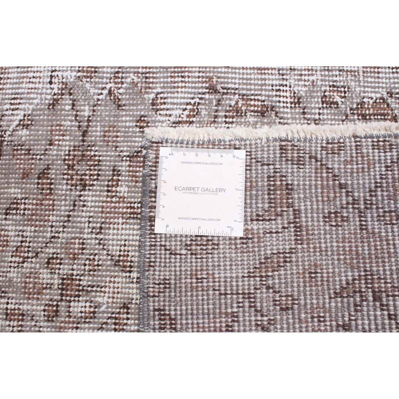 ECARPETGALLERY Hand-knotted Color Transition Grey Wool Rug - 5'5 x 8'9