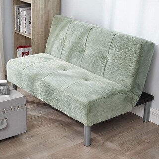 DormCo Coma Inducer Mini Futon Two Tone Frosted Gray