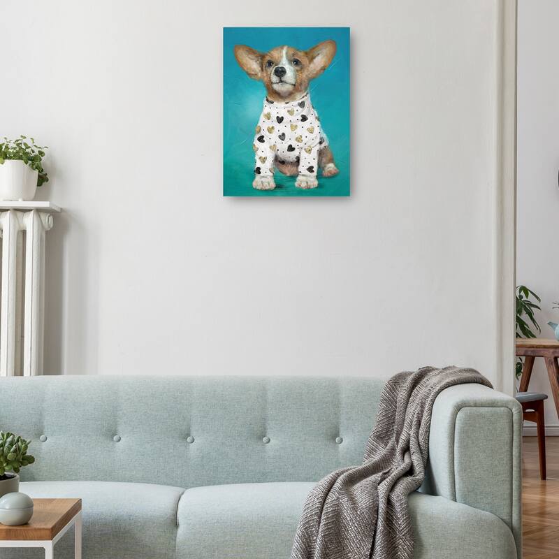 PJ Pups IV By Studio Arts Canvas Art Print