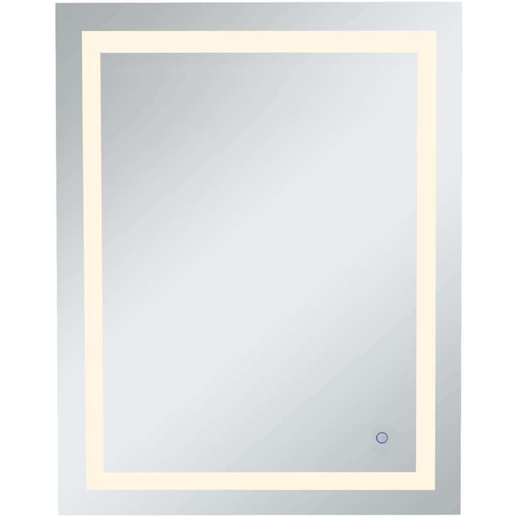 Elegant Lighting Helios 40" x 30" Rectangular Frameless Wall Mounted