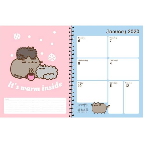 Shop Pusheen 2019 2020 Weekly Monthly Planner Calendar On Sale