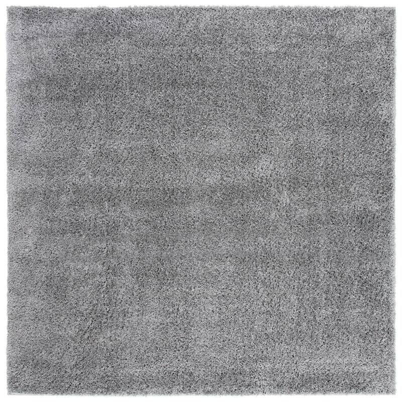 SAFAVIEH August Shag Rosalinde 1.25-inch Thick Rug - 6'7" Square - Grey