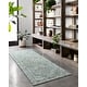 preview thumbnail 9 of 7, Alexander Home Aspen Denim Wool Hand-tufted Contemporary Area Rug 2'6" x 13' - DENIM - Runner/Rectangle
