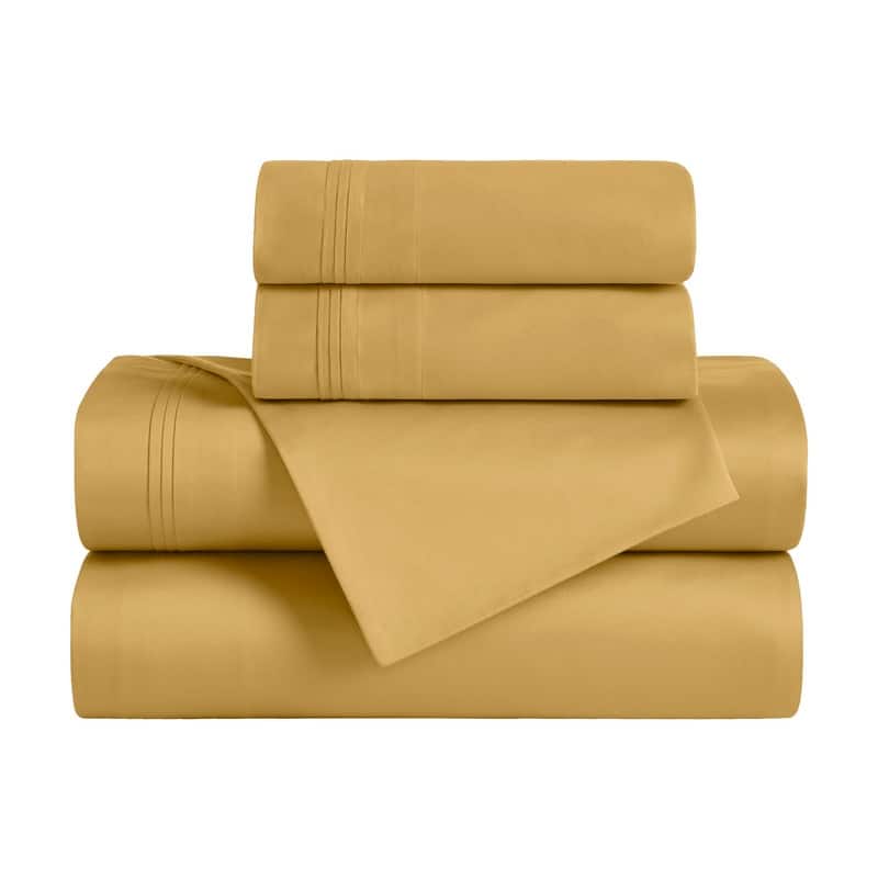 Superior Egyptian Cotton 650 Thread Count Deep Pocket Solid Sheet Set