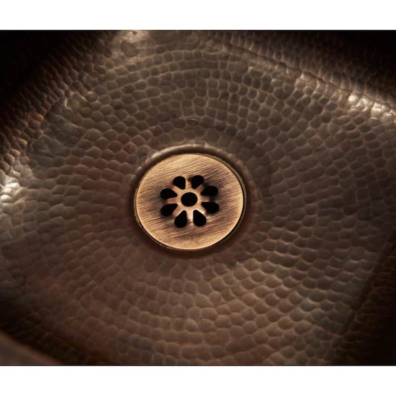Pollock Copper 12" Single Bowl Undermount Kitchen Sink