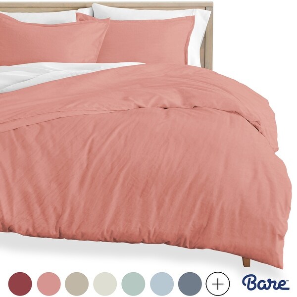 Bare Home Premium Sandwashed Microfiber Duvet Cover & Sham Set. Opens flyout.
