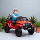 preview thumbnail 13 of 19, 12V Kids Ride-On Truck with Parent Remote Control, 4 Suspension Wheels, LED Lights, 3 MPH Max Speed for 3-6 Years