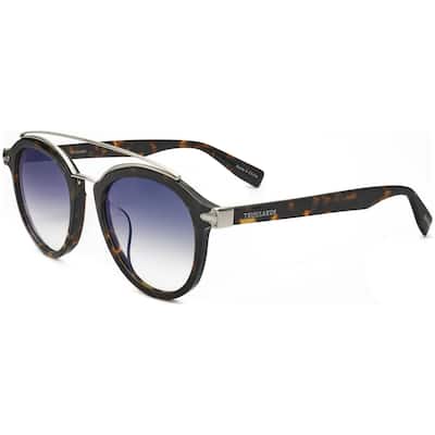 Trussardi Unisex 52mm Tea Stripe Sunglasses STR339F-722B-52