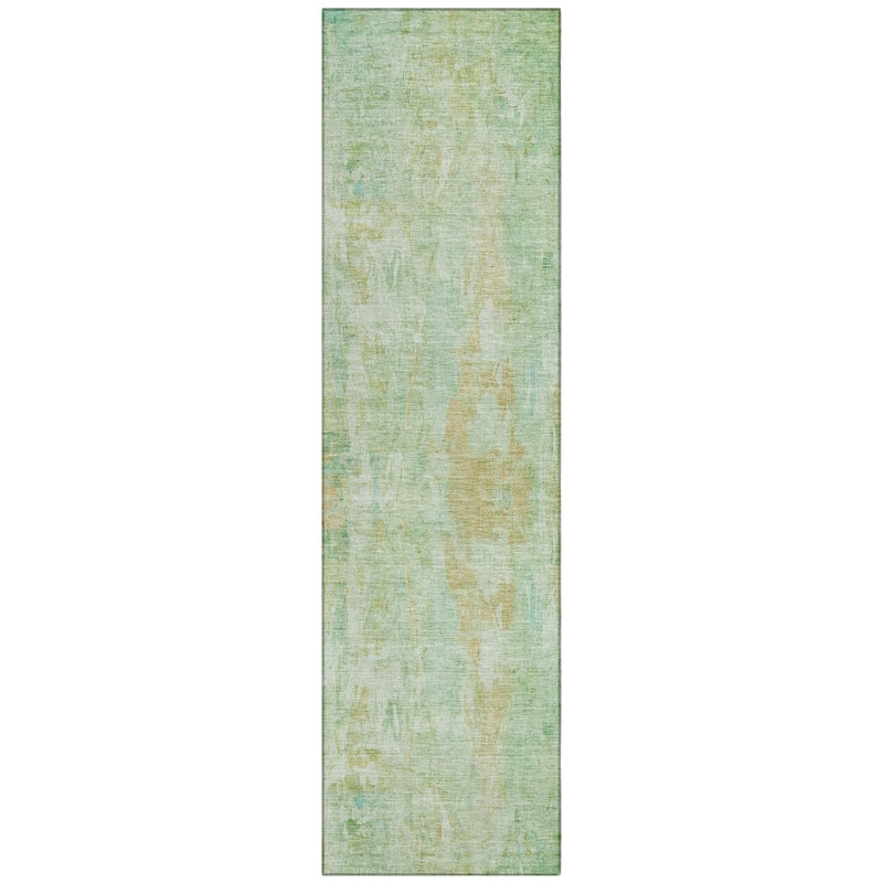 Machine Washable Indoor/ Outdoor Muted Ombre Chantille Rug