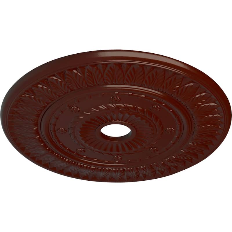26 3/4"OD x 3 5/8"ID x 1 1/8"P Leaf Ceiling Medallion