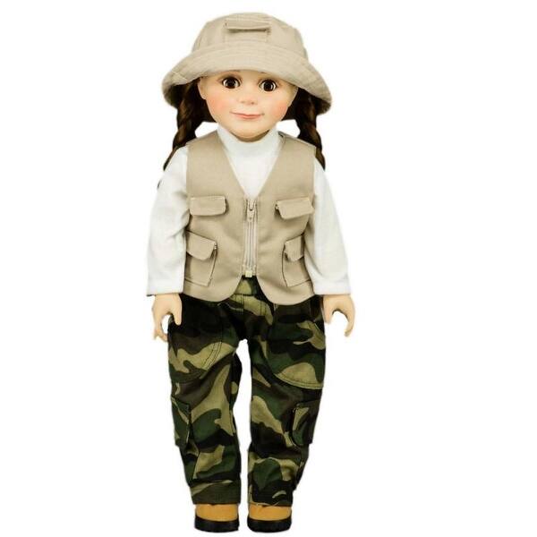 Shop Fishing Outfit Hat Pants Shirt Vest Fits 18 Inch