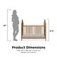 preview thumbnail 31 of 54, Little Seeds Lanley Metal Crib