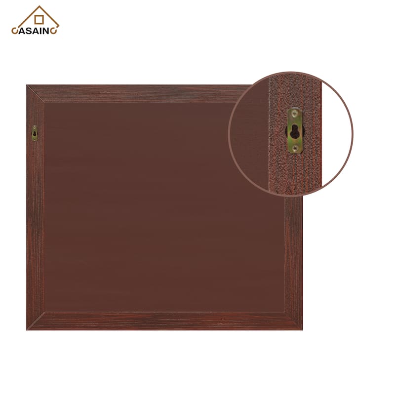 CASAINC 36in Solid Wood Framed Mirror in Multiple Color Frames