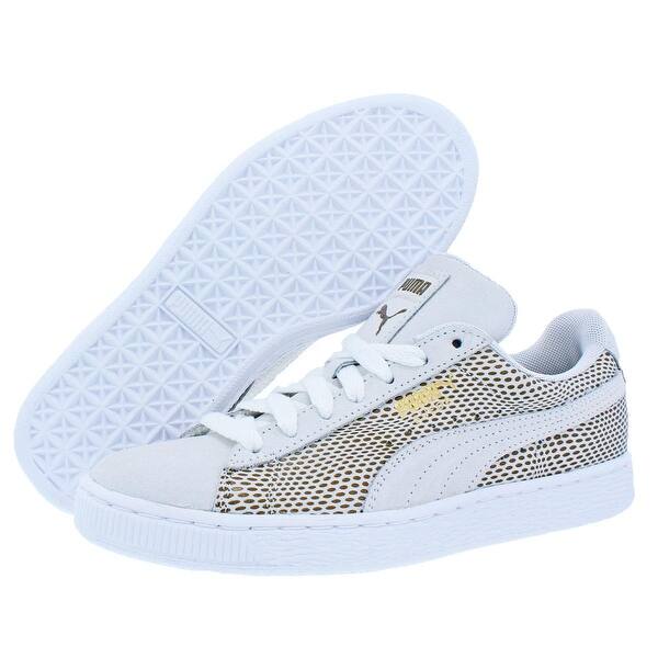 Shop Puma Womens Suede Gold Fashion Sneakers Classic Low Top 5 5 Medium B M Overstock 22391545