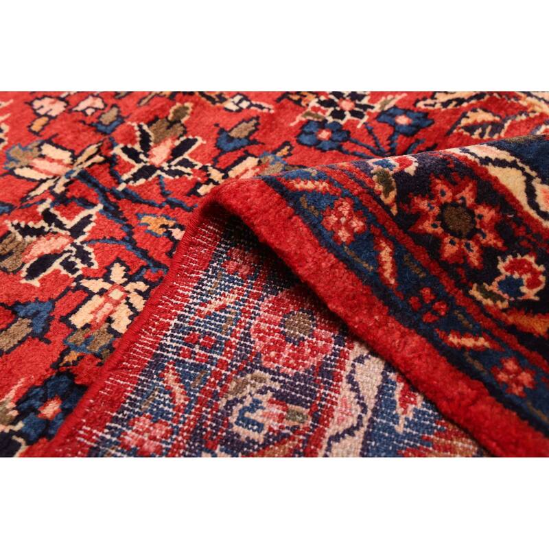 ECARPETGALLERY Hand-knotted Anadol Red Wool Rug - 2'9 x 10'11