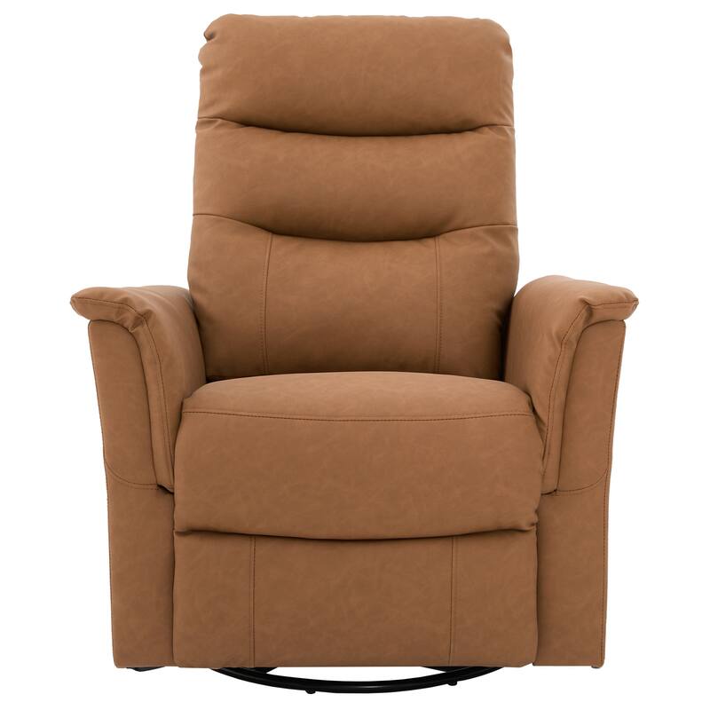 Manual Recliner Chair Rocking and Swivel Recliner Massage Recliner with 8-Point Massage Function and Adjustable Backrest