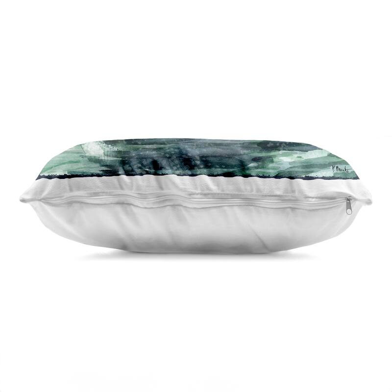 Stupell Loon with Baby on Lake Decorative Printed Throw Pillow Design by Paul Brent