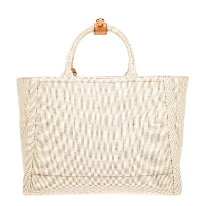 Prada Canvas Tote Bag