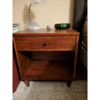 Strick & Bolton Vilas 1-drawer Nightstand