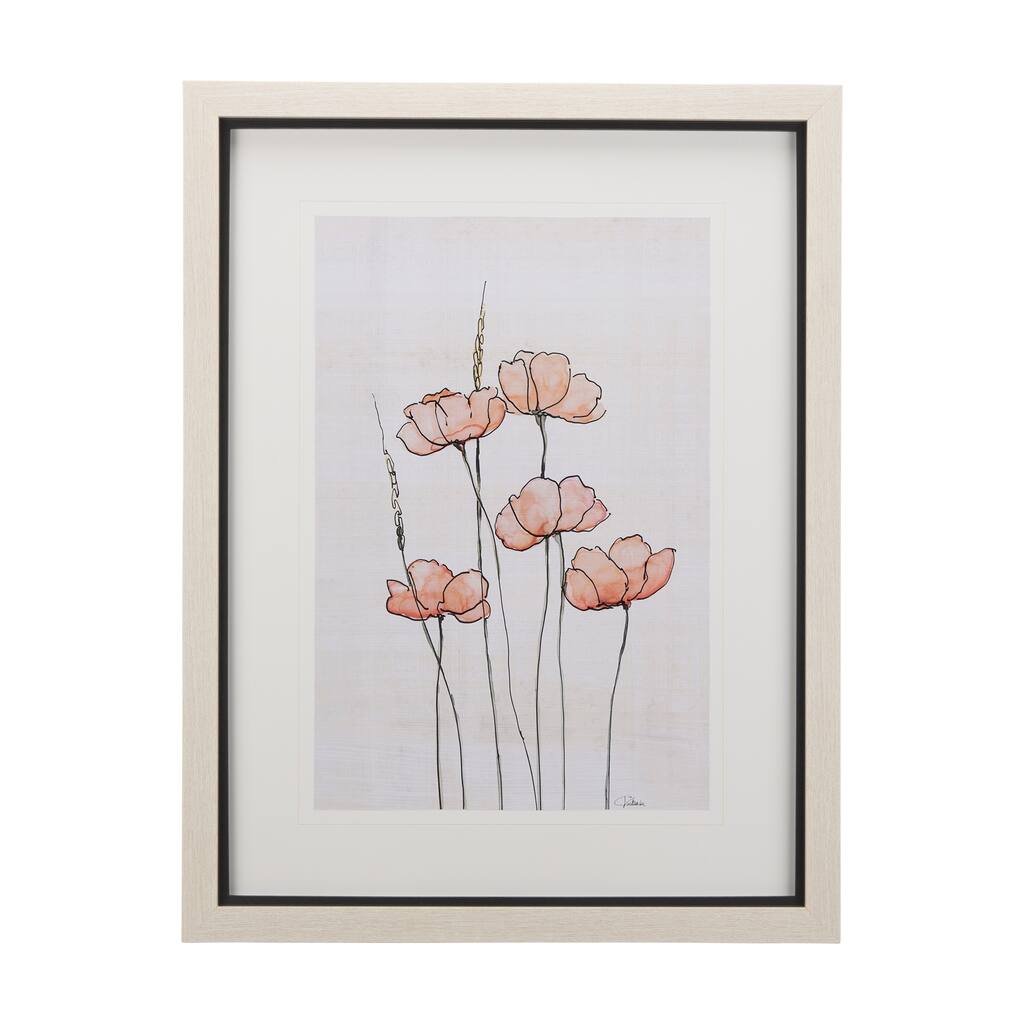 Meadow Flowers II Framed Art Print