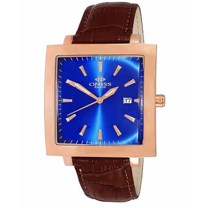 Oniss Men's Quad Blue Dial Watch - ON4444-MRGBU - 6 (36)