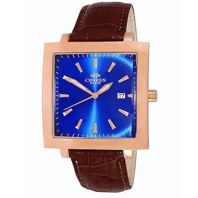 Oniss Men's Quad Blue Dial Watch - ON4444-MRGBU - 6 (36)