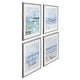 preview thumbnail 3 of 5, StyleCraft Beach Front - Set of 4 Printed Framed Canvas Wall Art
