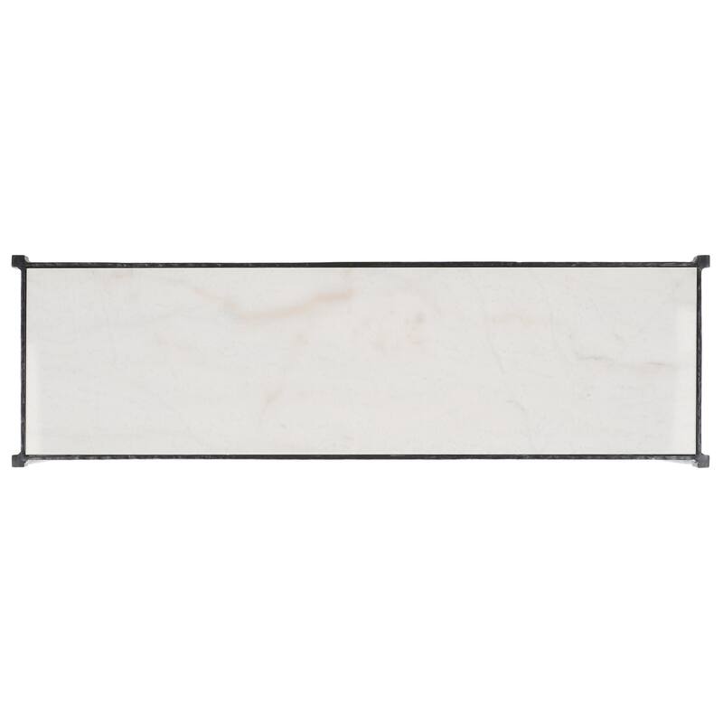 SAFAVIEH Couture Isabellina Metal & Marble Console Table - 42"W x 13"D x 30"H