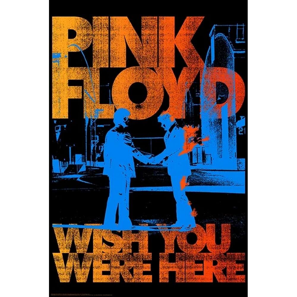Bd Collection - Wywh Hand Shaking Pink Floyd Art Poster - 24 x 36 Inch