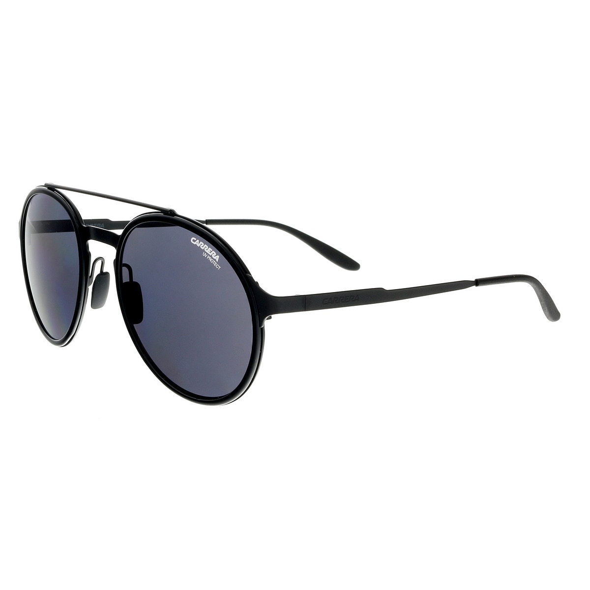 matte black round sunglasses